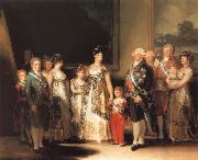 Francisco de goya y Lucientes Family of Charles IV china oil painting reproduction